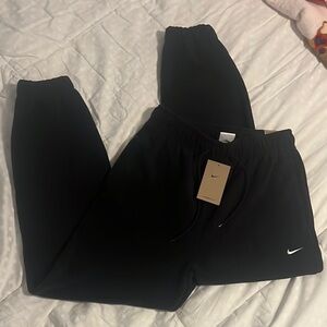 Black Nike Fleece Sweatpants, Size Small